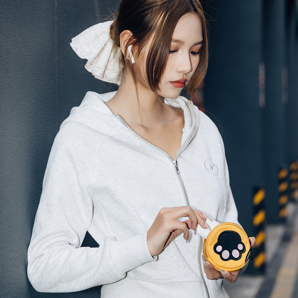 NOXXON(녹손) 고양이 발도장 미니 파우치(Paw Mini Pouch) - 상품 이미지