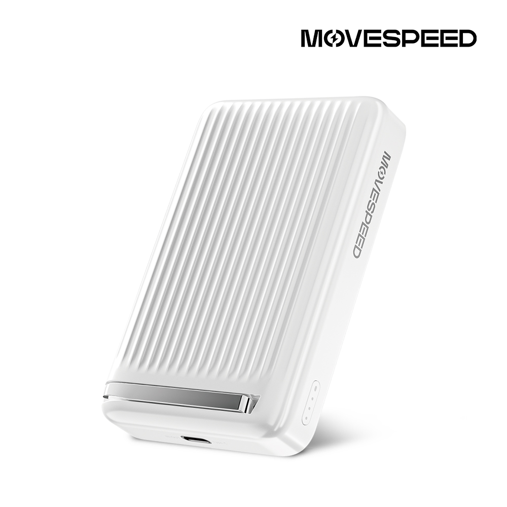 무브스피드 Qi2 30W 맥세이프 무선 충전 스탠드형 보조배터리 10000mAh MSP03 - 상세 이미지 2