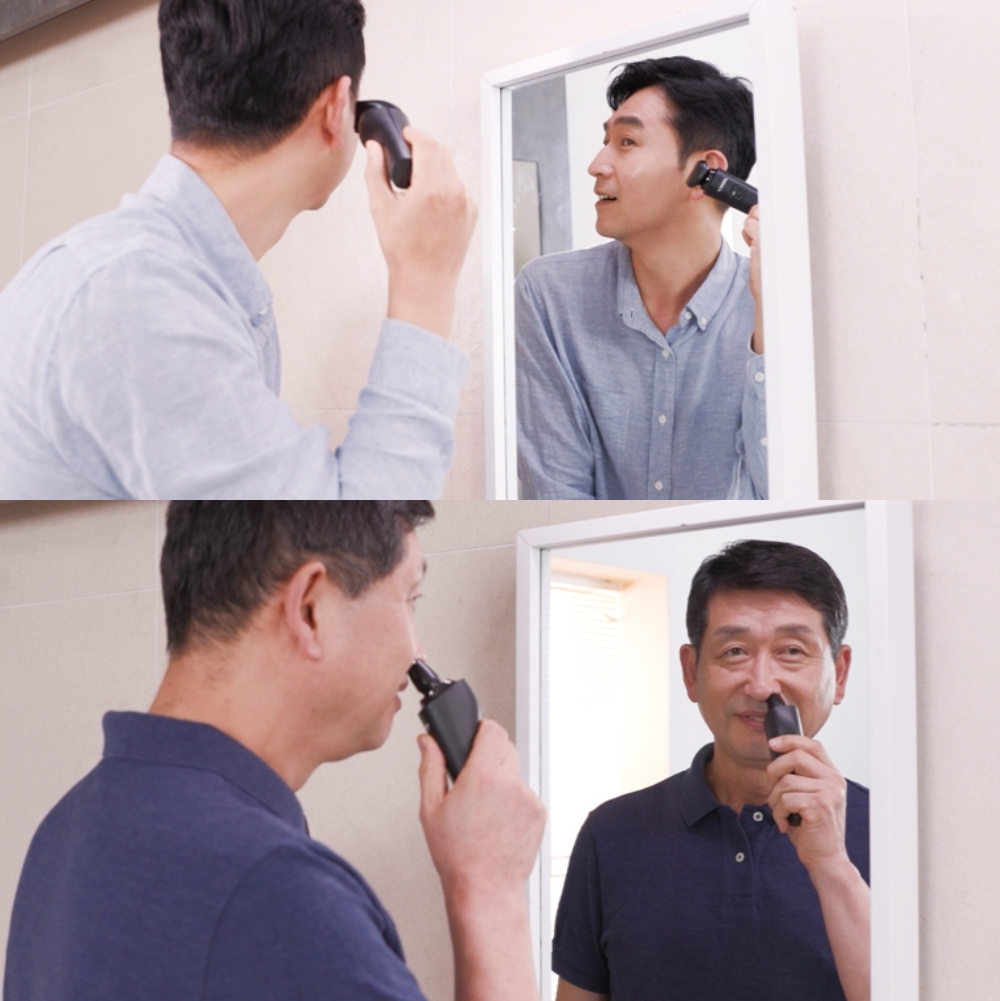 독일 도르트 3헤드 면도기 360도 쿠션형 휴대용 초강력 멀티 헤드 전기면도기