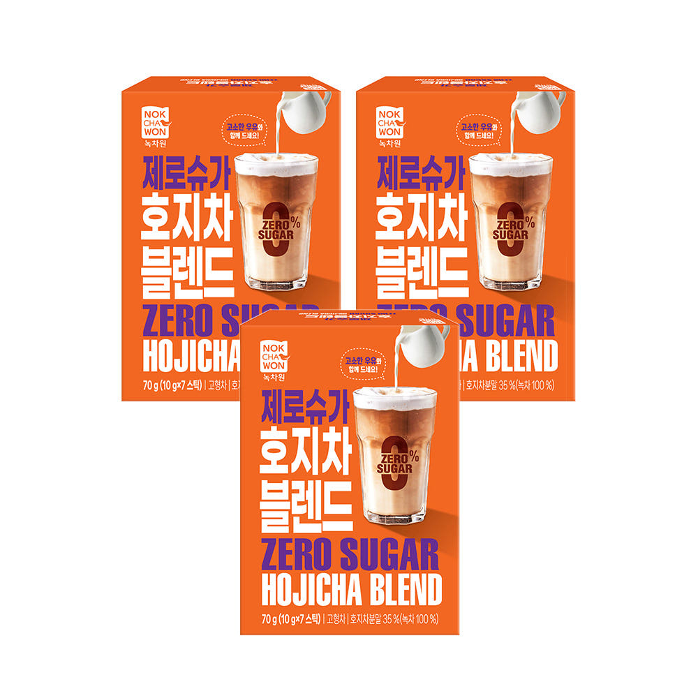 [녹차원] 제로슈가 말차 블렌드 (10g x 7개입) 3개 그린티라떼 슈퍼말차 말차맛집 - 상세 이미지 2