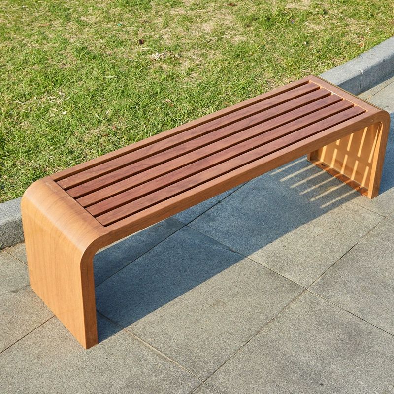 실내 벤치 화단 탈의실 병원 웨이팅 대형 공원 테라스 180x40x45 라이트 우드 - 상품 이미지