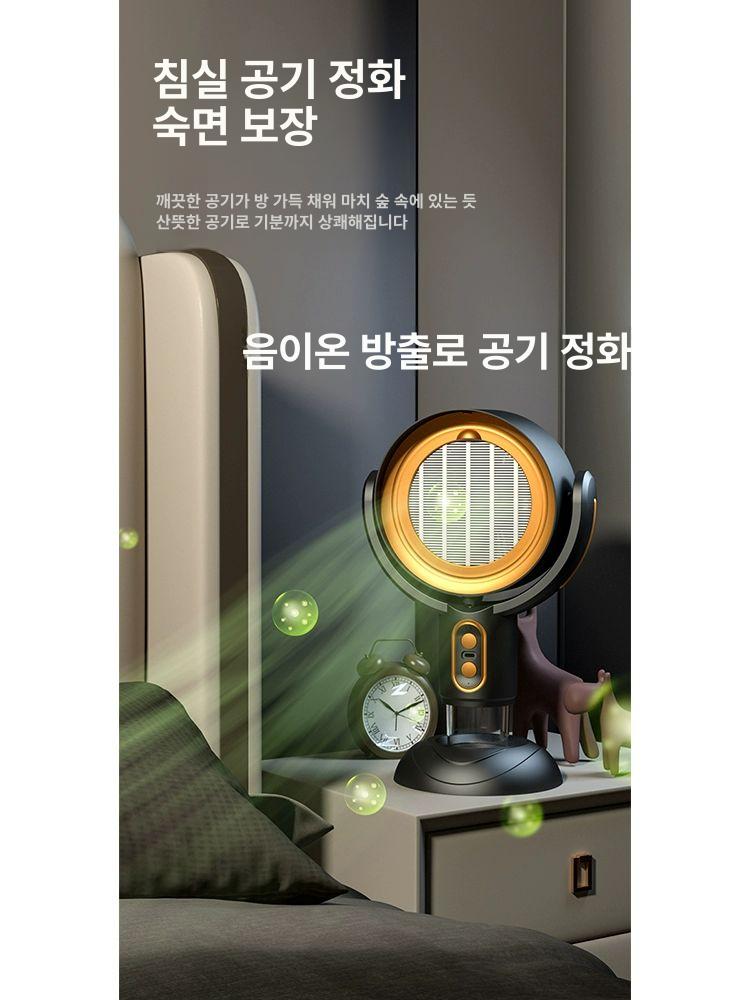 미니 담배냄새 흡입기 필터 담배연기 사무실 충전식 오일필터5개+연기필터5개 A - 상세 이미지 5
