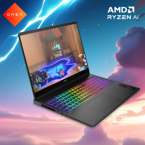 HP OMEN MAX 측면 포트와 디자인 이미지