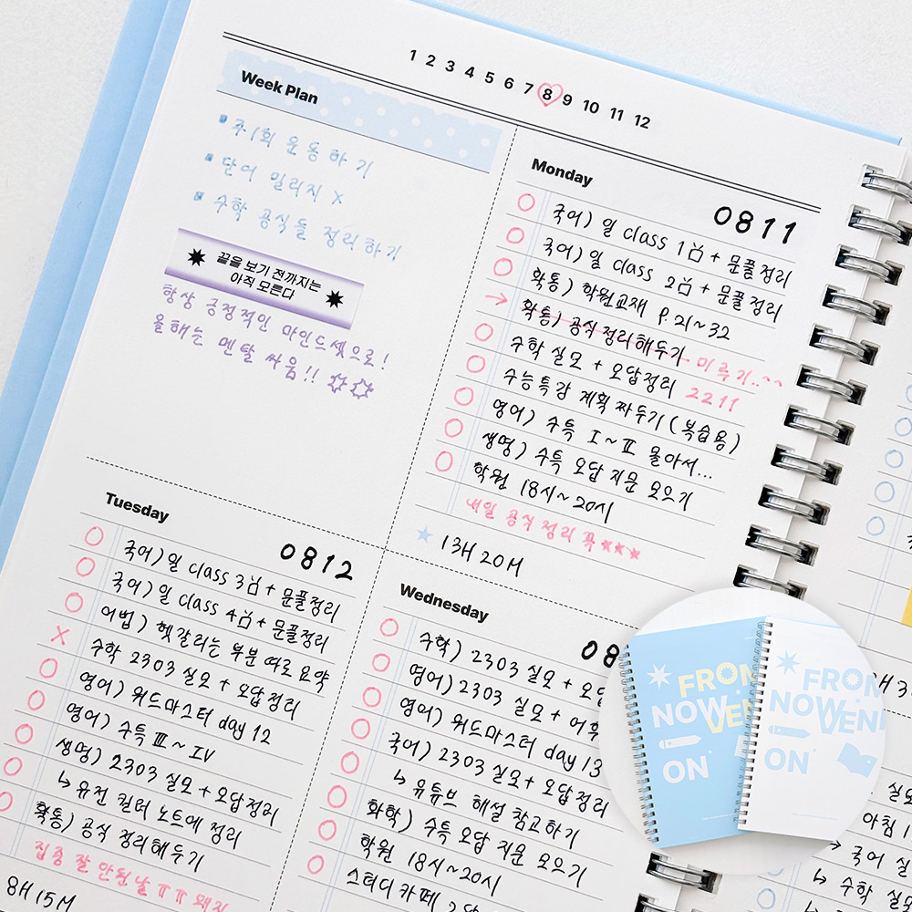 프롬베니 위클리 주간 스터디 플래너 From now on / 체크리스트 6개월용 이미지 1