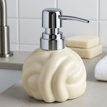 Zhejiang Newfine Industry Co / 주식회사 트리 SL75341 세라믹 디스펜서 320ml 크림 욕실디스펜서