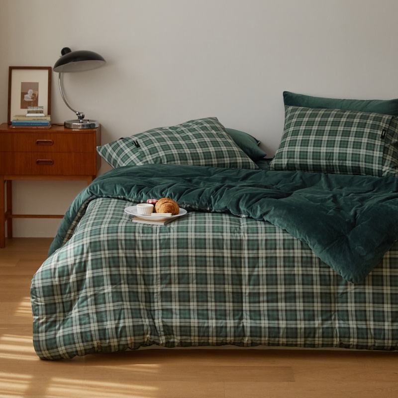 마틸라 노튼클래식 40수 순면 극세사 겨울 차렵 이불 베개세트 SS