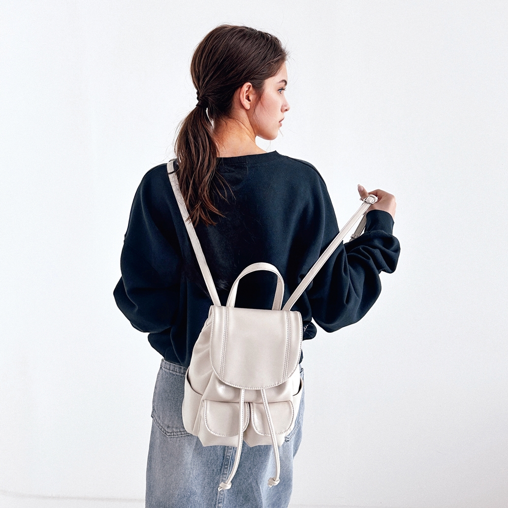 [르네오로] 에스티카 미니 백팩 (4색상) 아이보리