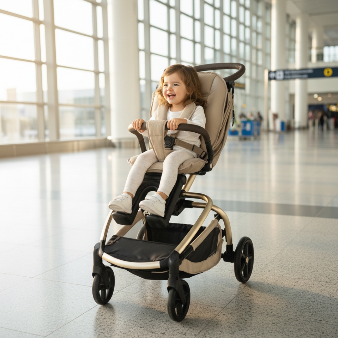 [누비앤타보] TAVO 트래블러 에스3 큰아이까지 등하원 트라이크 유모카 기내반입