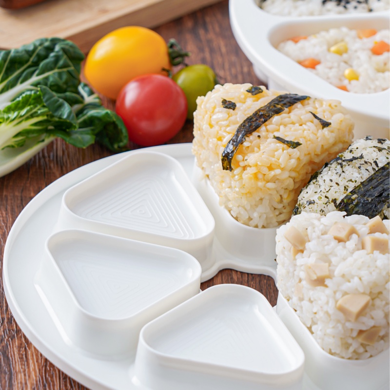 밥버거틀 삼각김밥틀 대형 스시 삼각김밥 김밥싸기 삼각김밥만들기 소풍 아기김밥 김밥 6-in-1 밥알 몰드 - 상세 이미지 5