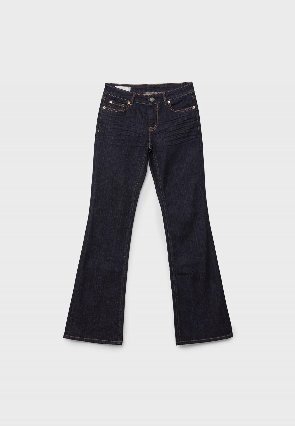 스트라디바리우스 슬림핏 부츠컷 데님 로우라이즈 청바지 4867/150 RINSE BLUE DENIM - 상세 이미지 4