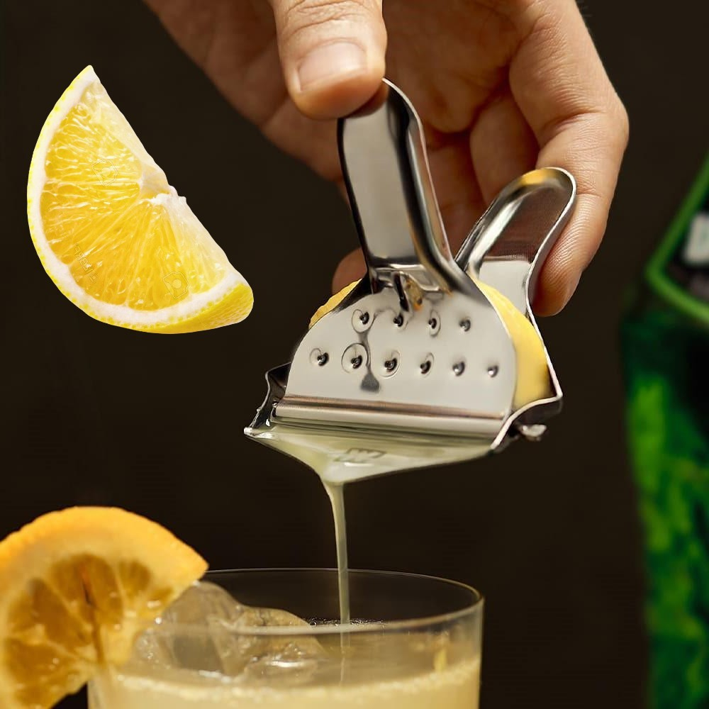 핸드 레몬즙짜개 짜는도구 즙짜기 스퀴져 짜기 압착기 도구 수동 즙내기 스텐 착즙기 스퀴즈