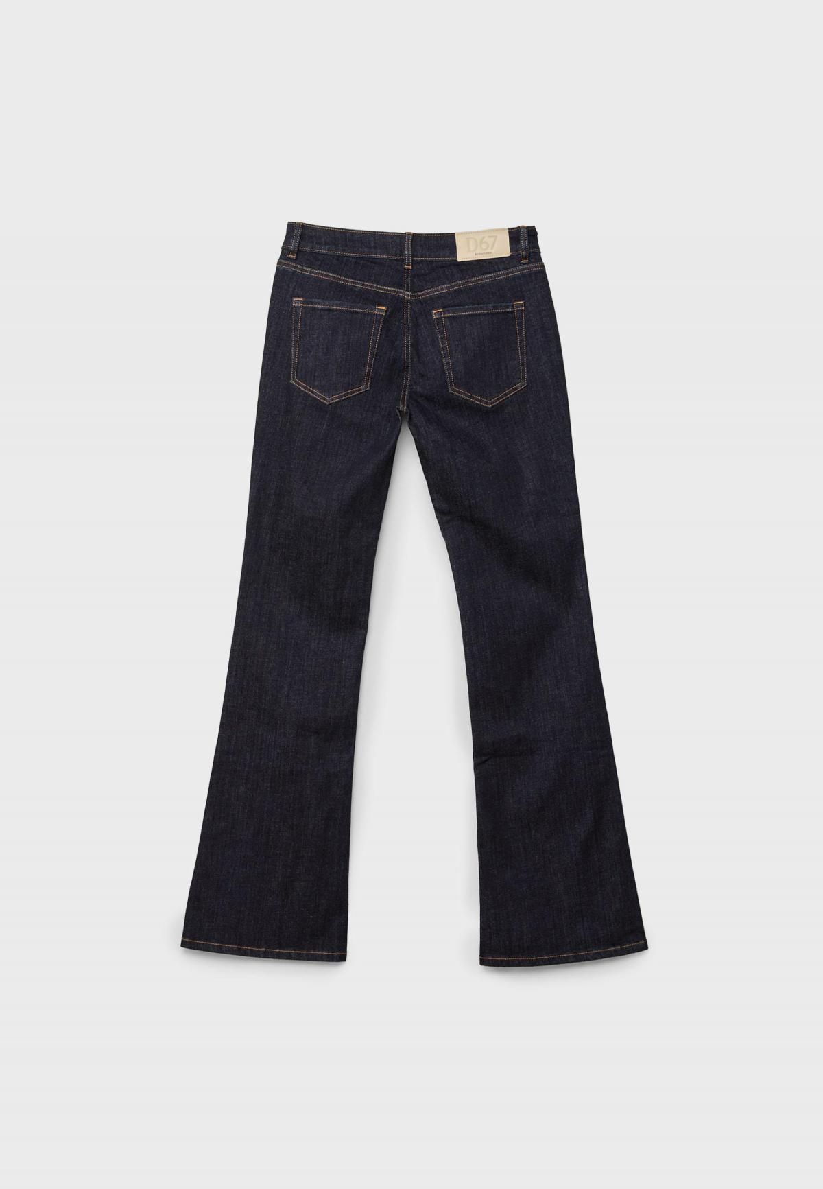스트라디바리우스 슬림핏 부츠컷 데님 로우라이즈 청바지 4867/150 RINSE BLUE DENIM - 상세 이미지 3