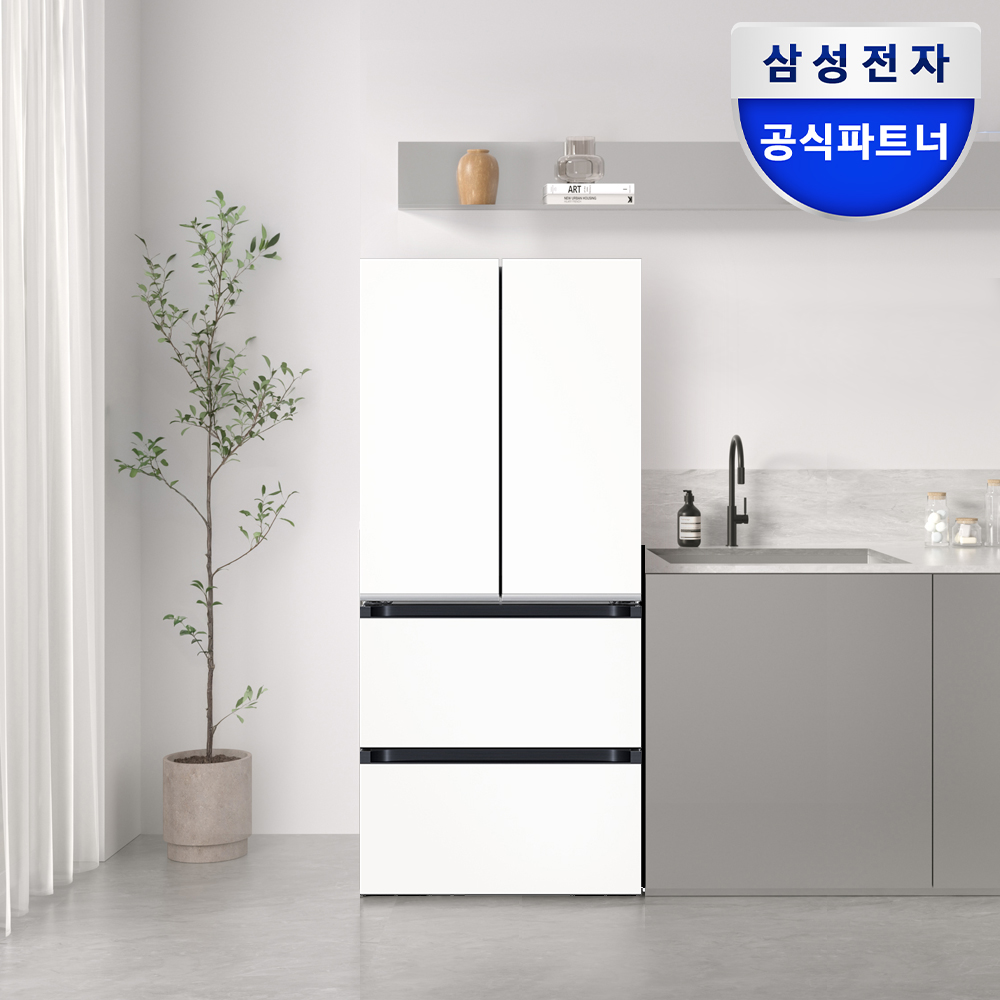삼성 비스포크 김치냉장고 RK70F49M2ZD 4도어 490L 에센셜 화이트 2025신모델