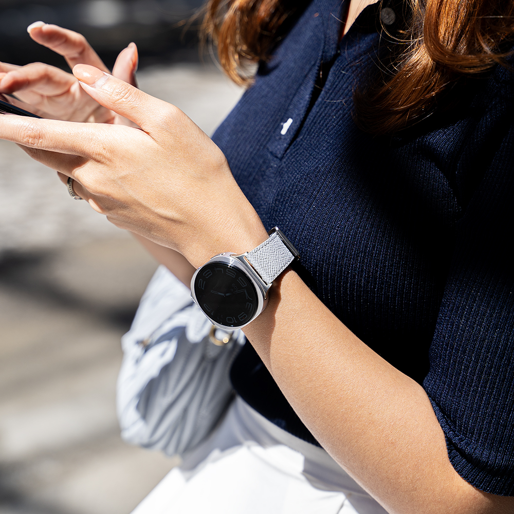 갤럭시워치 8 가죽 스트랩 클래식 앱송 시계줄 밴드 줄질