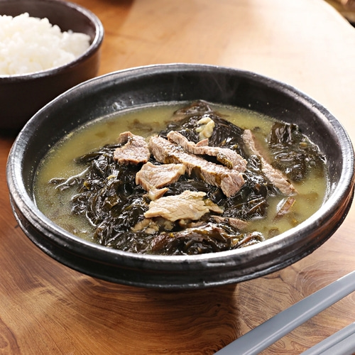 김형일 노다지 한우사골 소고기 미역국 750g 1팩 사골 육수 밀키트 - 상품 이미지