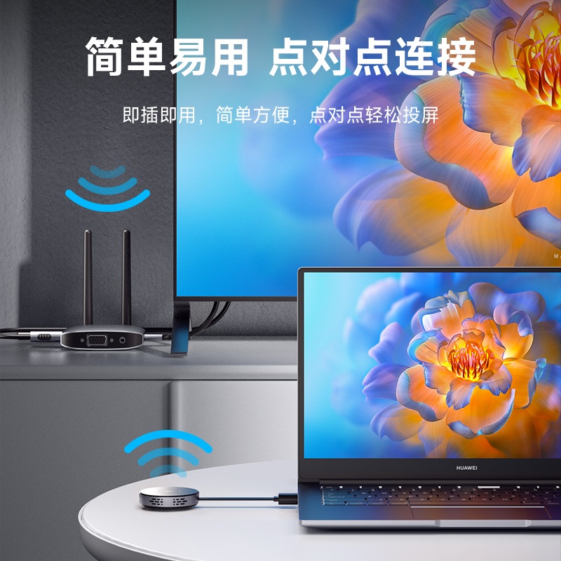무선송수신기 듀얼 HDMI 5G 고속 미러링 USB 스테이션 노트북 확장 - 상세 이미지 5