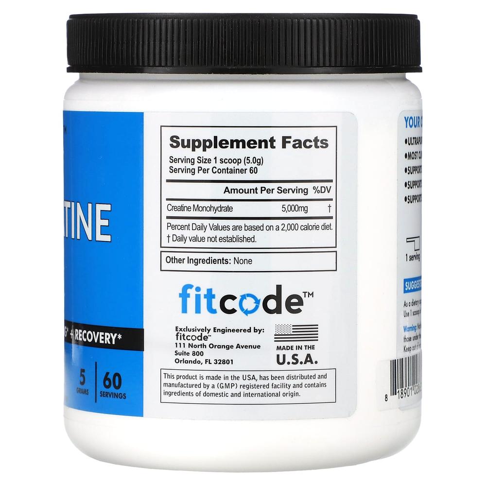 핏코드 크레아틴 모노하이드레이트 무향 파우더 Creatine 300g - 상세 이미지 2