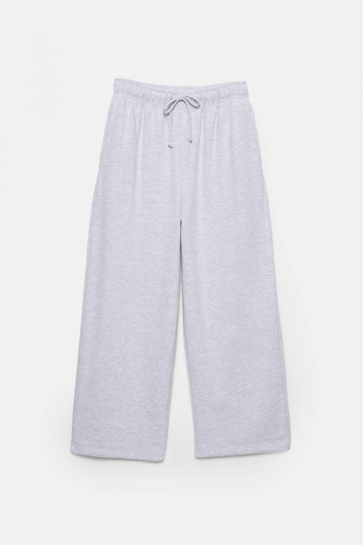 풀앤베어 와이드핏 코튼 조거 스웨트 팬츠 7675/398 GREY MARL - 상세 이미지 5