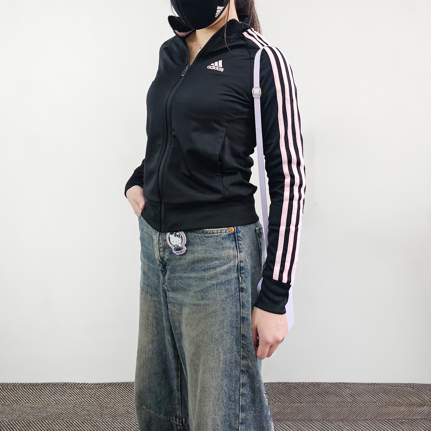 아디다스 삼선 여성 져지 트랙탑 트레이닝복 집업 자켓 IM2820블랙핑크, S