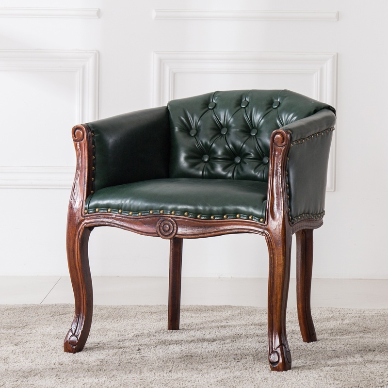 엔틱의자 카페 업소용 인테리어 앤틱 유럽풍 암체어 북유럽 왕실 라운지 - 상세 이미지 2