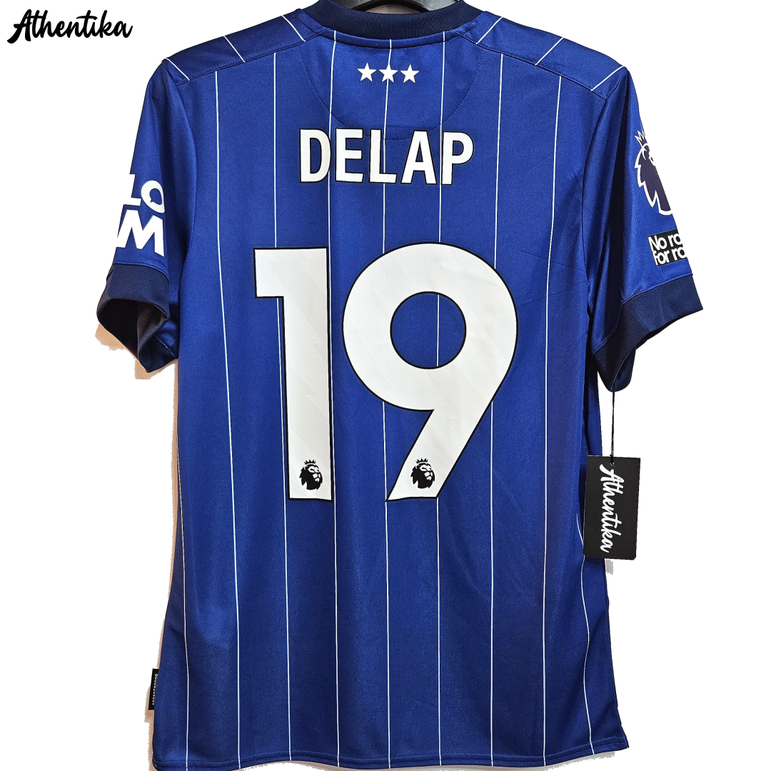 2024-25 Ipswich Town Home Jersey (M) Delap #9 - ATHENTIKA