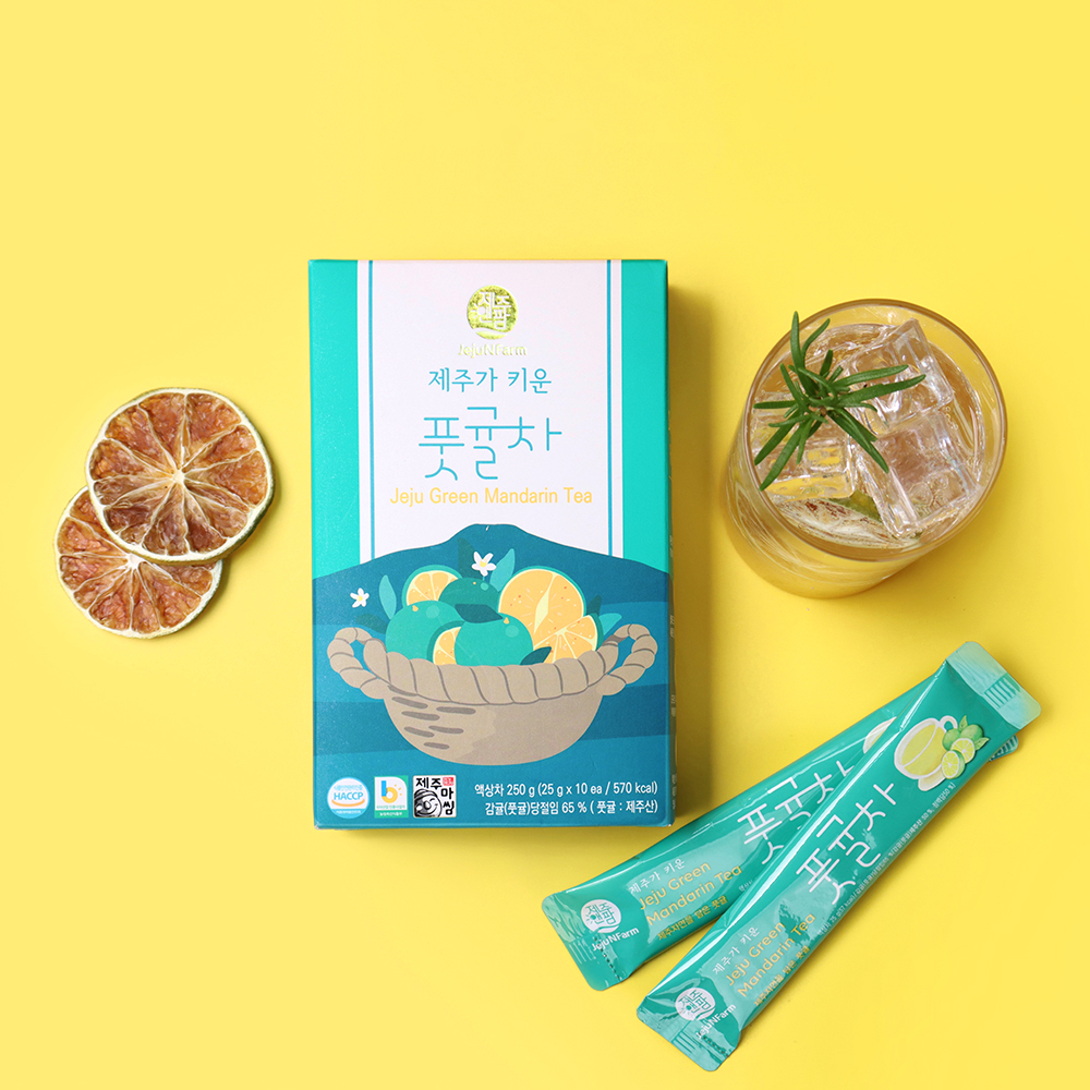 제주가 키운 풋귤차 스틱청 10개입