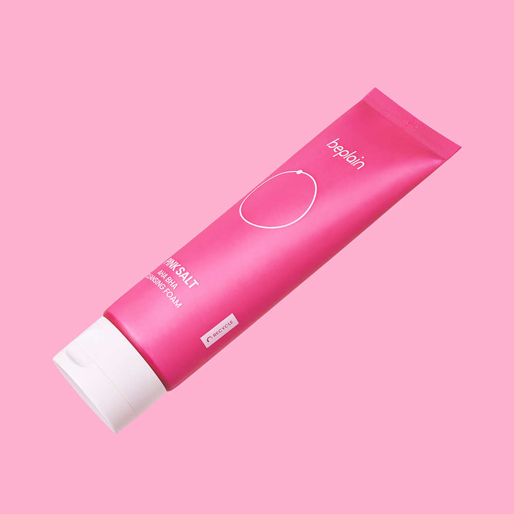 비플레인 핑크솔트 아하 바하 클렌징폼 120ml, 2개 - 상세 이미지 5
