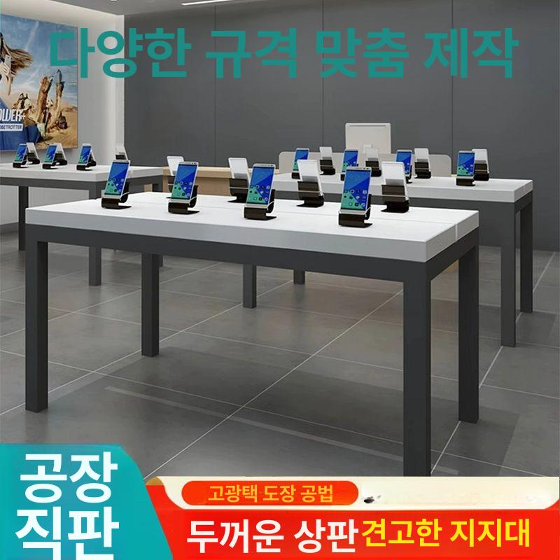 휴대폰 진열대 원형 진열장 핸드폰 쇼케이스 직경 거치대 체험 매장 가게 다용도 스마트폰 150x60x90 - 상세 이미지 2