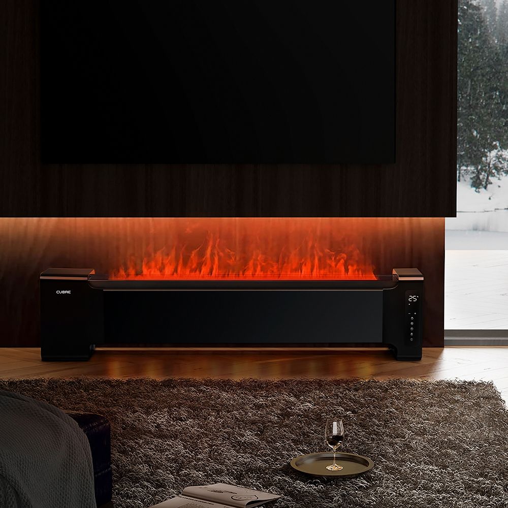 쿠오레 불멍 전기 가습 히터 가정용 거실 사무실 온풍기 벽난로 인테리어 CH-LH20B
