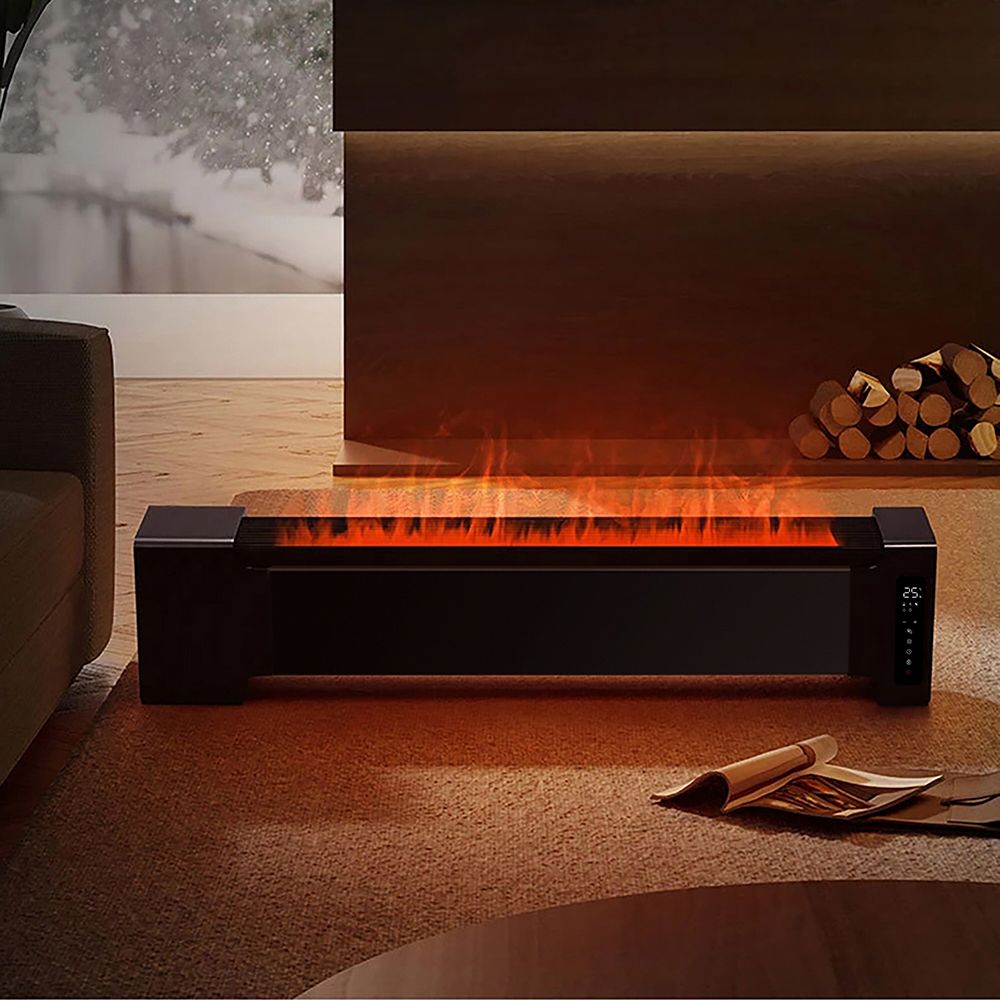 쿠오레 불멍 전기 가습 히터 가정용 거실 사무실 온풍기 벽난로 인테리어 CH-LH20B