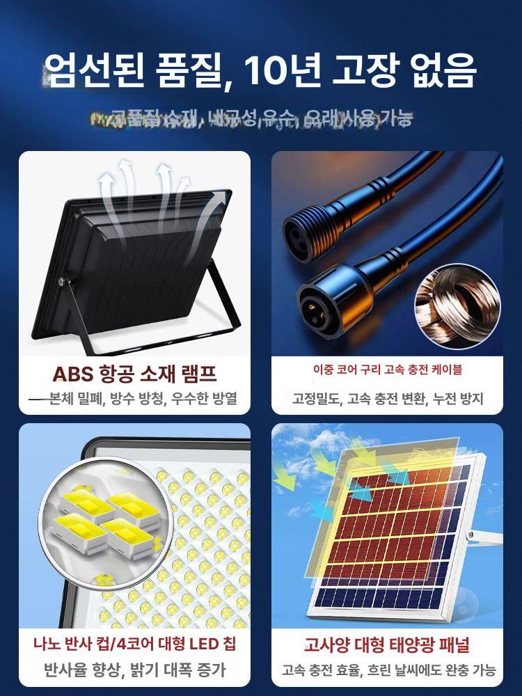 태양광 실내등 LED 조명등 천장 천장등 전등 등기구 나노 6000W 800평 제조사+10년 - 상세 이미지 4