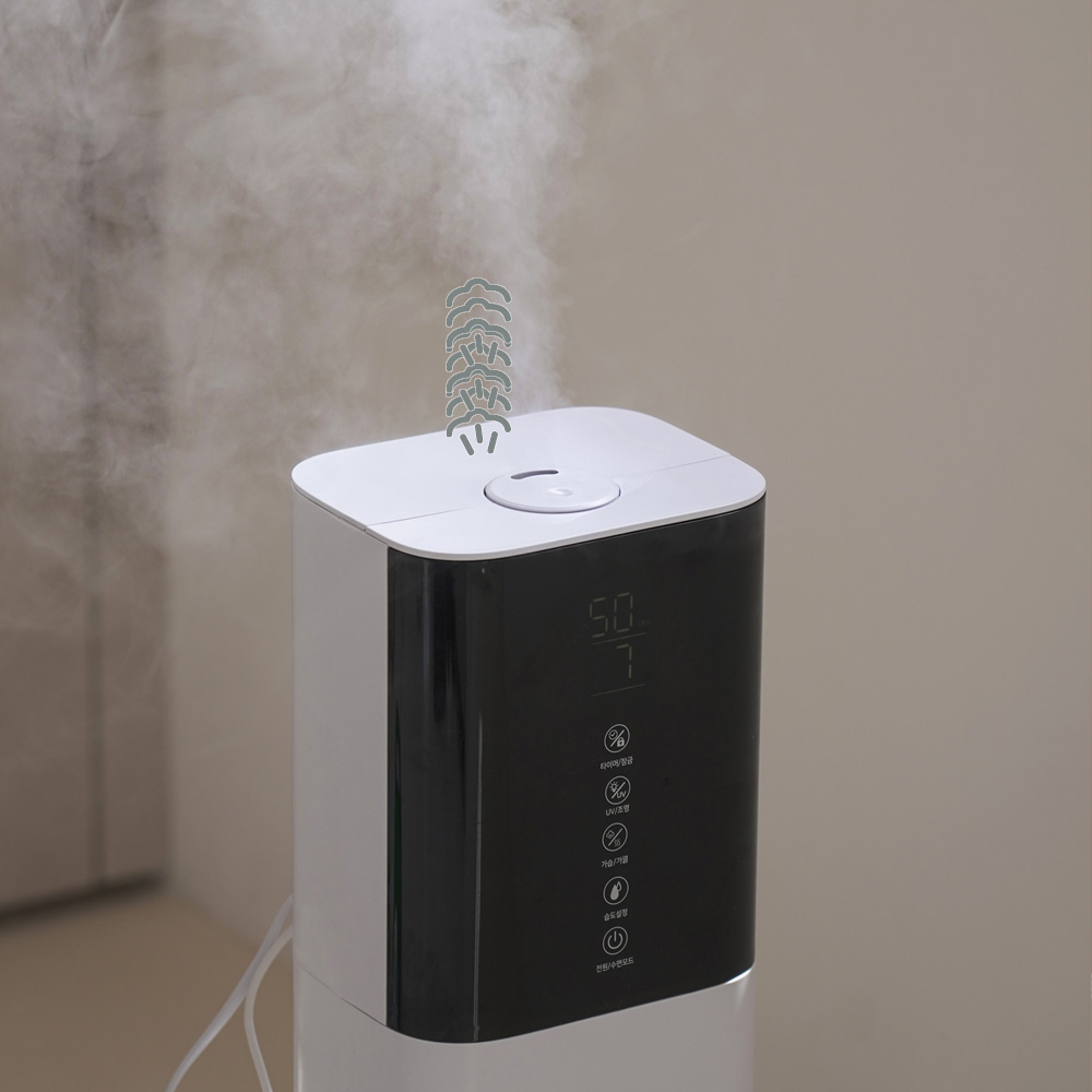 한경희 8L 대용량 복합식 가습기 자동습도조절 UV살균 원룸 사무실 거실용