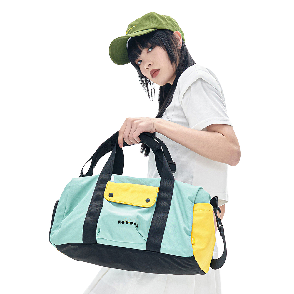NOXXON(녹손) 컬러 블록 보스턴백(Color Block Boston Bag) - 상품 이미지