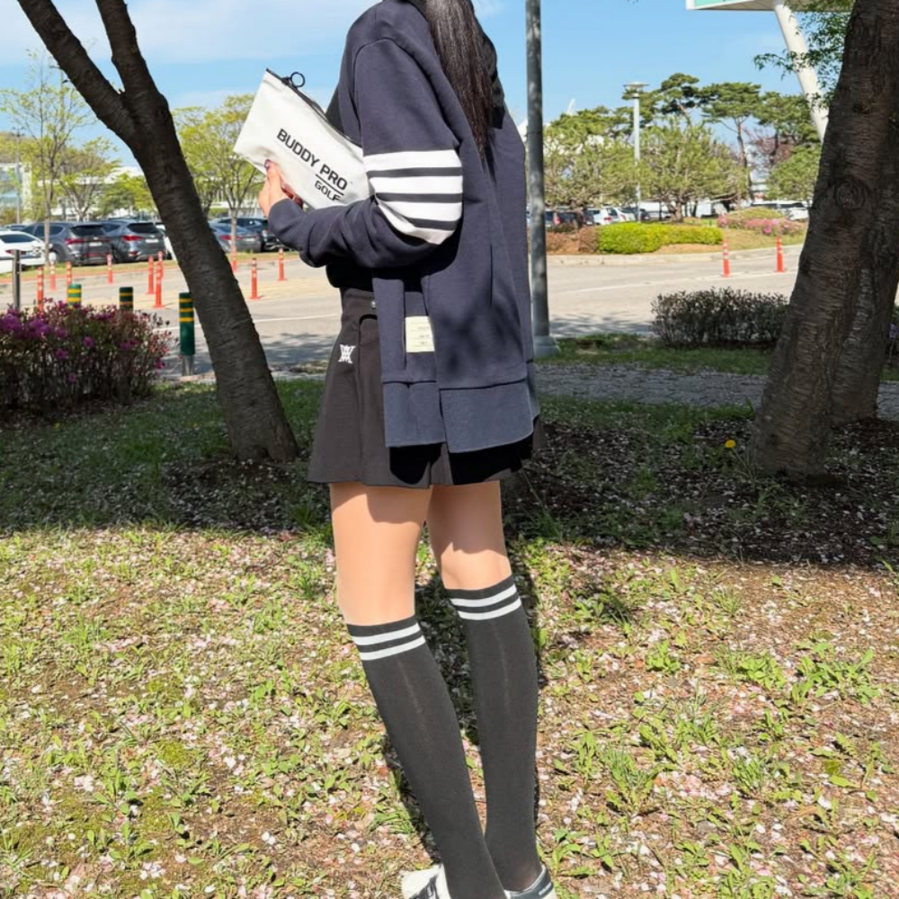 버디프로 골프스타킹 여성 투톤 UV차단 자외선차단 레깅스 스타킹 이미지 2