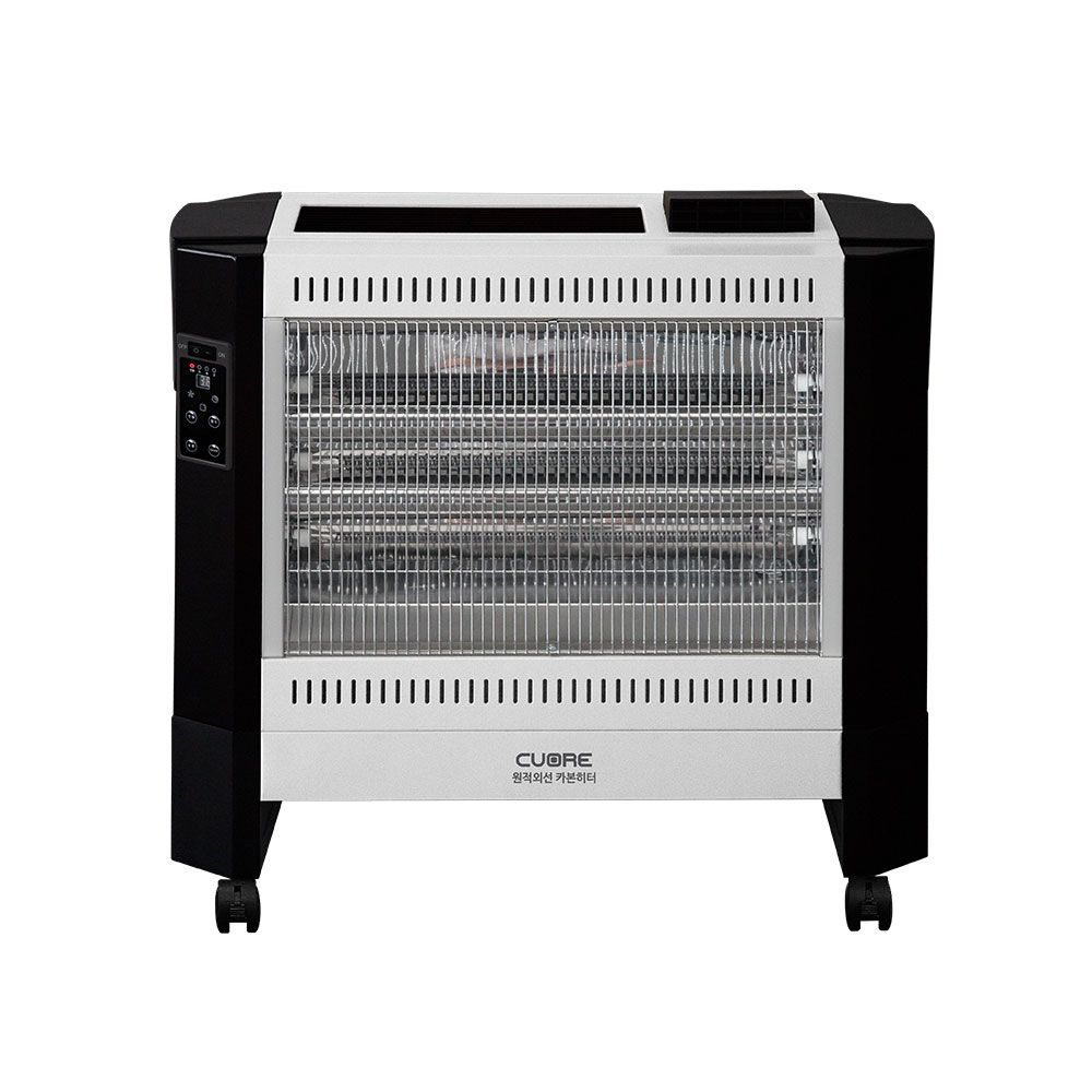 쿠오레 카본히터 전기난로 전기히터 원적외선 온풍팬 3D입체난방 3단온도조절 CH-33F