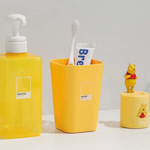 팬톤 사각 양치컵 450ml 핑크 - 상세 이미지 2