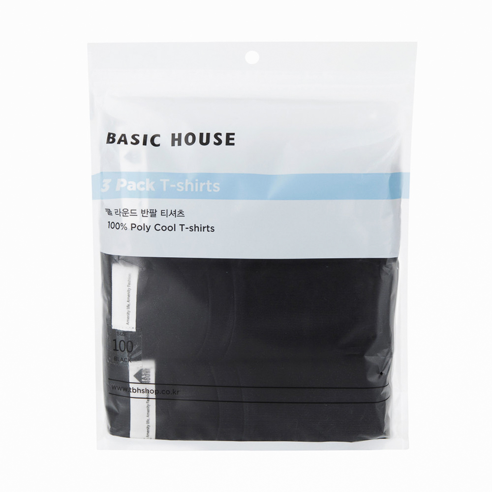 쿨 에어드라이 3팩 반팔 티셔츠