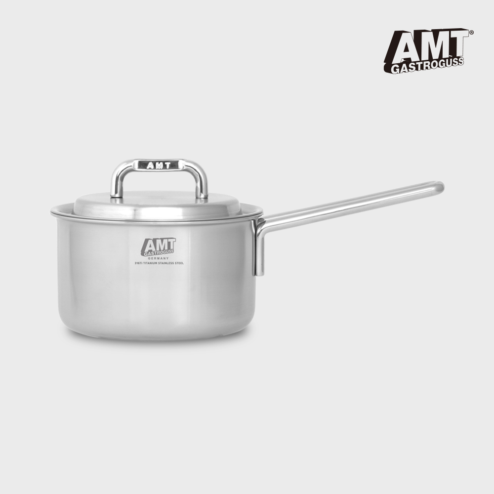 AMT 프로 16cm 편수 냄비 316Ti 스텐 통5중