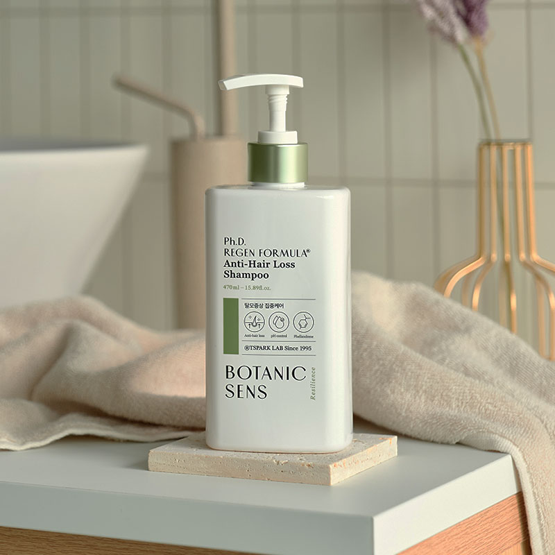 보타닉센스 비건 약산성 기능성 천연 허브향 탈모샴푸 470ml
