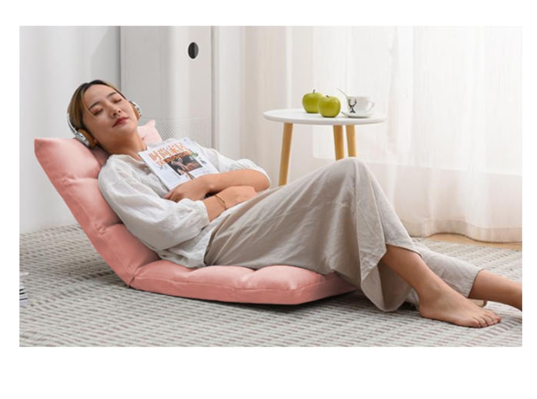 각도조절 등받이 의자 리클라이너 1인 접이식 좌식체어 디자인 소파 의자