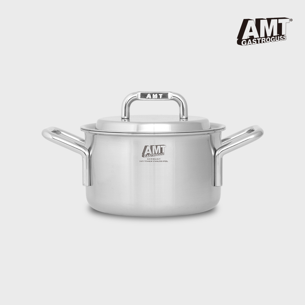 AMT 샤프 20cm 양수 냄비 316Ti 스텐 통5중