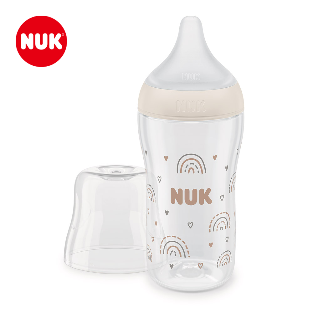 누크 퍼펙트매치 PP 젖병 260ml, 레인보우_M젖꼭지포함, 1개 - 상품 이미지