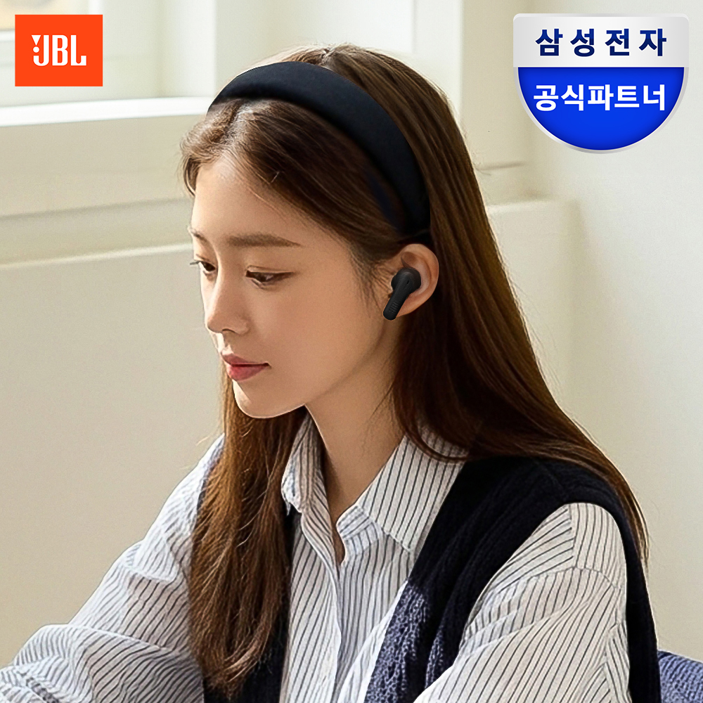 삼성공식파트너 JBL WAVE BEAM2 노이즈캔슬링 블루투스 이어폰 블랙