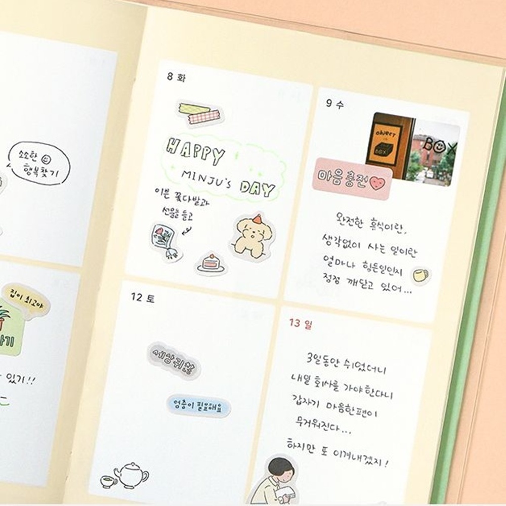 A5 2026 귀여운 다이어리 2026년 다이어리 위클리 26년 주간 나답게살기 - 상세 이미지 5