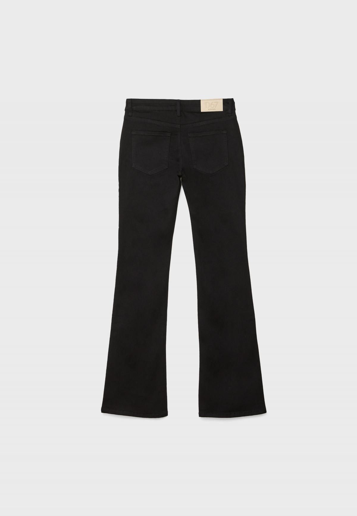 스트라디바리우스 슬림핏 부츠컷 로우라이즈 블랙 청바지 4867/150 BLACK - 상세 이미지 4