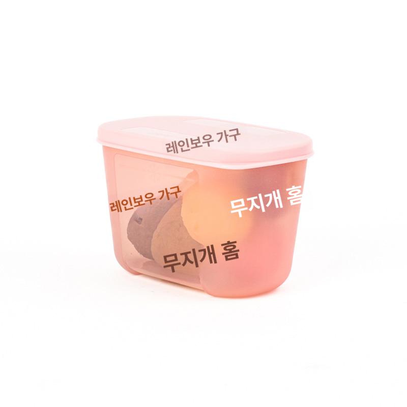 소분 냉동용기 냉장 보관 플라스틱 밀폐 보관세트 다용도 컨테이너 옐로우 뚜껑 - 상세 이미지 5