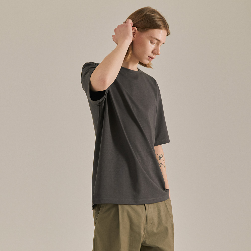 베이직하우스  쿨 기능성 라운드 반팔 티셔츠 5종