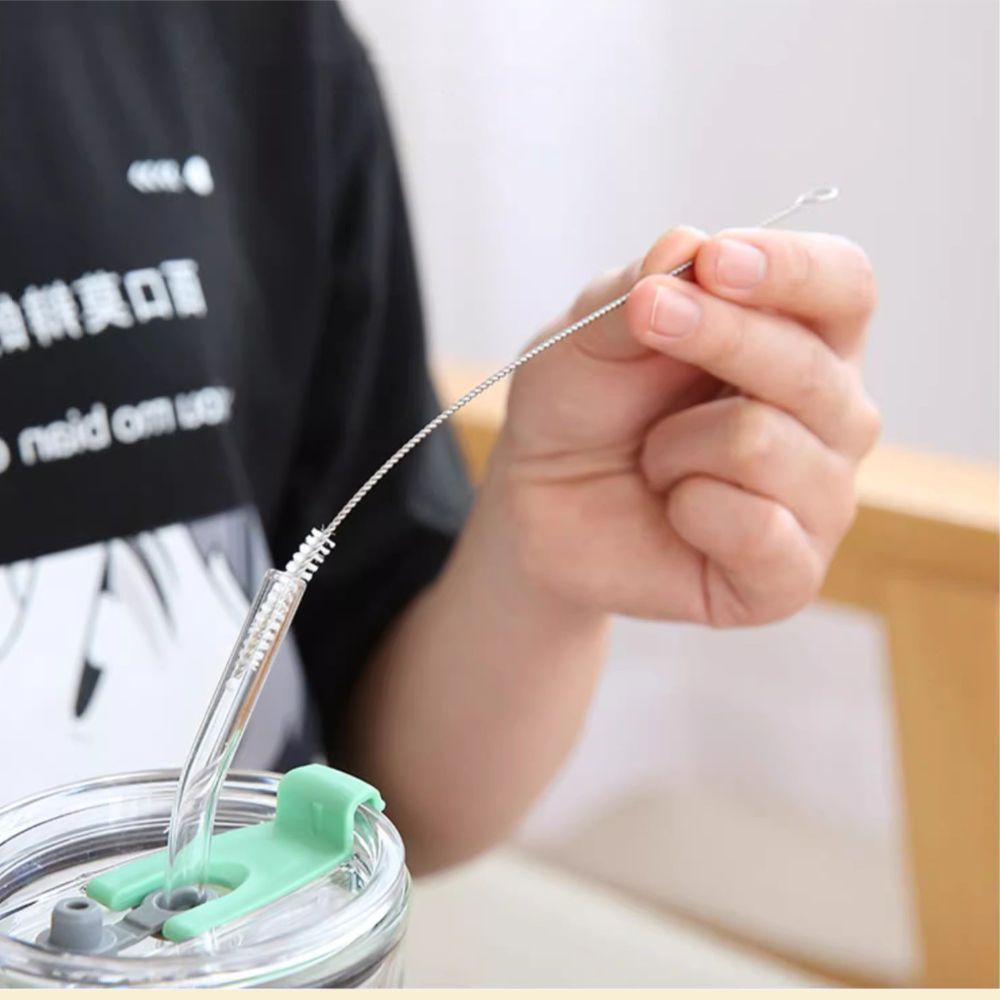 텀블러 빨대 세척솔 뚜껑틈새 브러쉬 - 상품 이미지