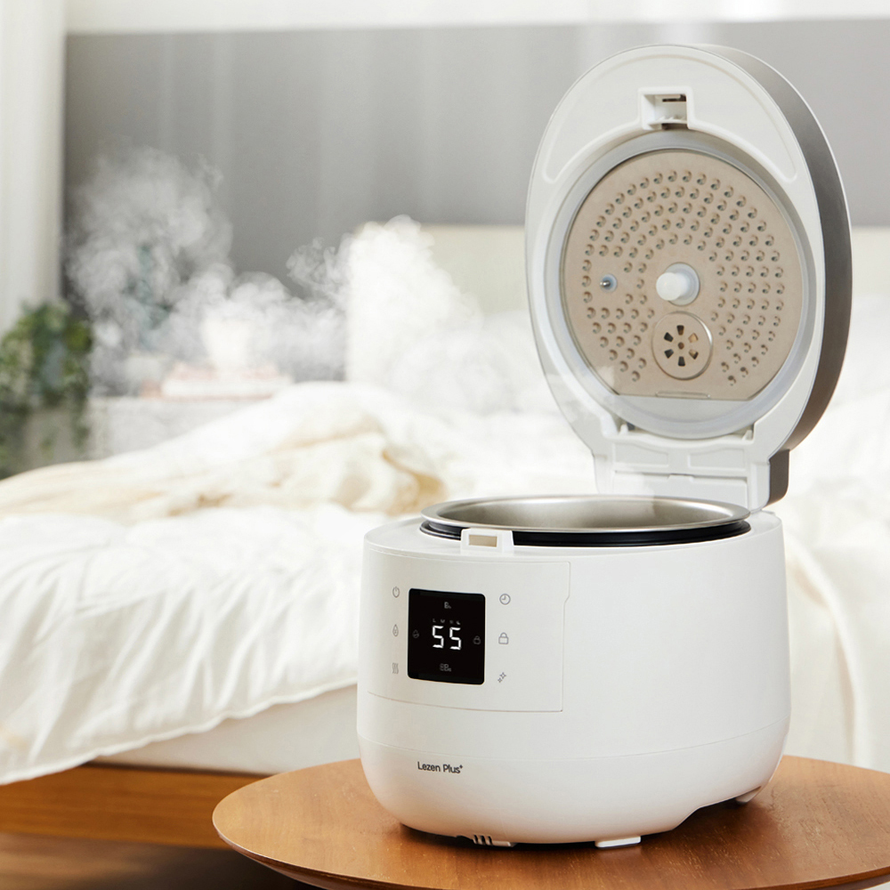 르젠 가열식가습기 대용량 신생아 밥통가습기 비염예방 3.5리터 5세대 실버색상