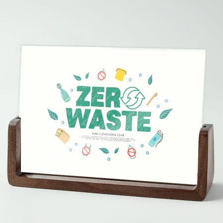 SL75293 나무 원목 스탠드 아크릴 쇼케이스 가격표 안내문 L자형꽂이